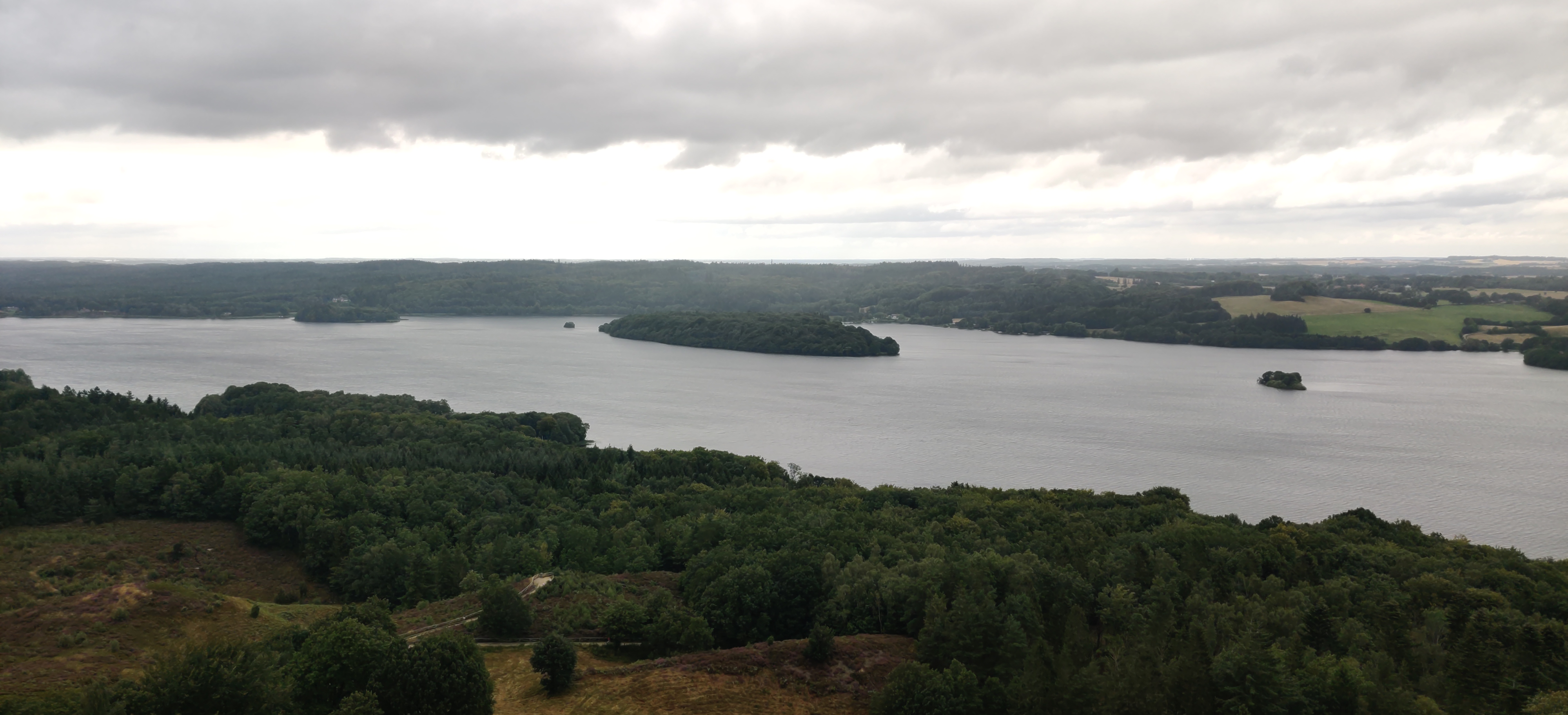 Udsigt over Julsø fra Himmelbjerget